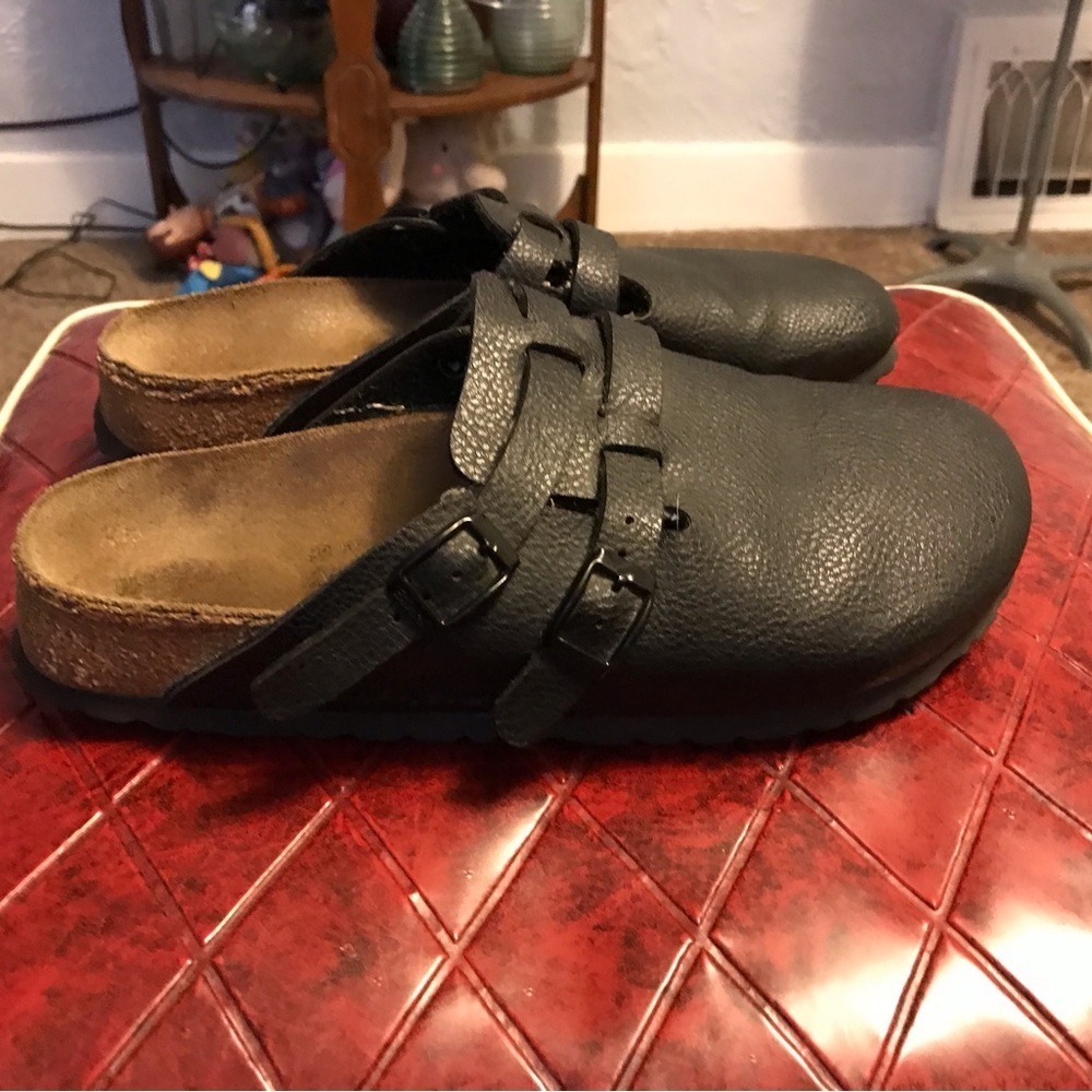Birkenstocks Boston Oiled Leather Shoes in size L8 M6